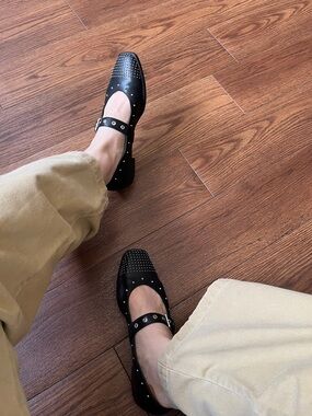 Genuine Leather ballerinas Mary Jane Flats